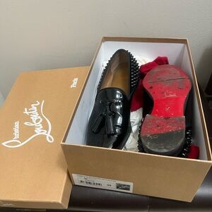 Christian Louboutin Black Men's Loafers